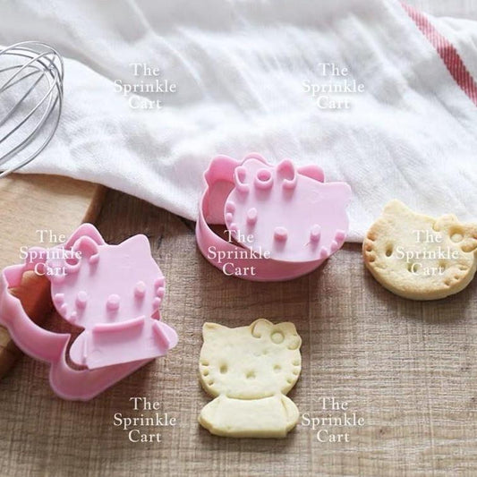 Kitty Cookie Cutter Molder and Toy Topper Cake Decoration TSC