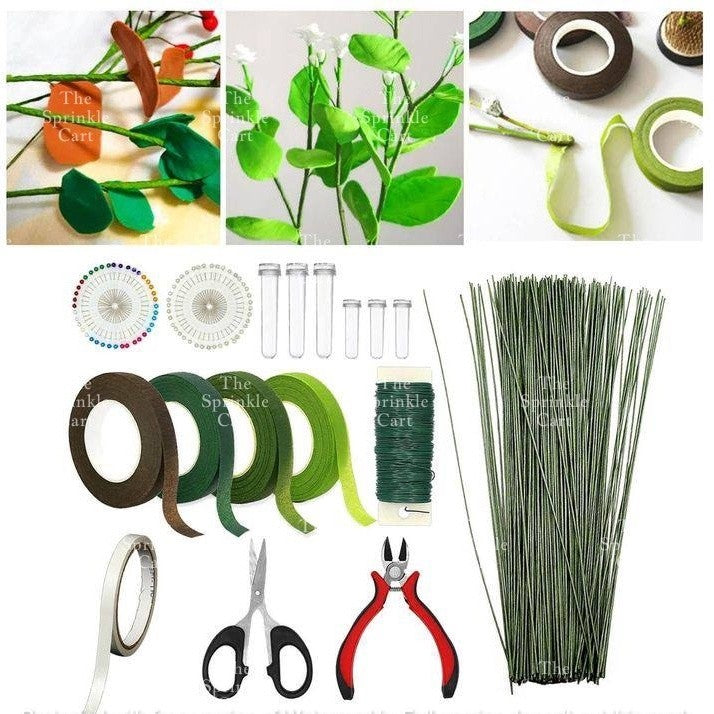 Thin Thick Floral Wire and Cutter Pliers TSC