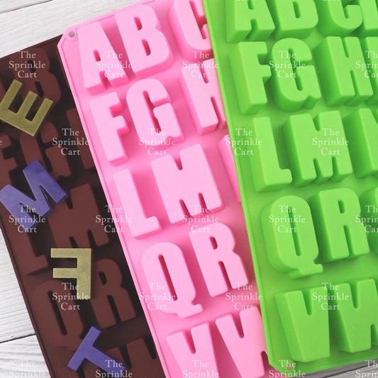 Silicone Chocolate Molder Big/Small Letters