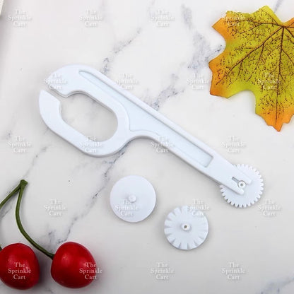 Fondant Cutter Embosser with Detachable Wheels for Cake Decoration TSC