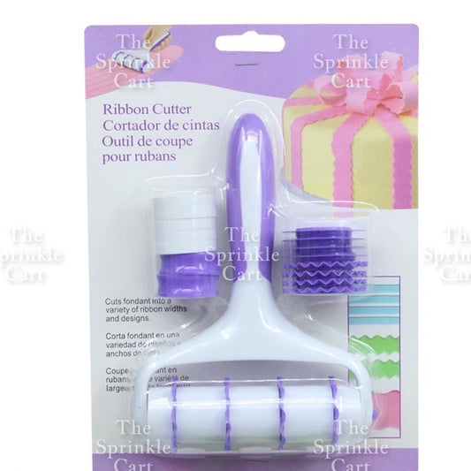 1 set Gumpaste Fondant Ribbon Cutter for Baking and DIY Arts & Crafts TSC