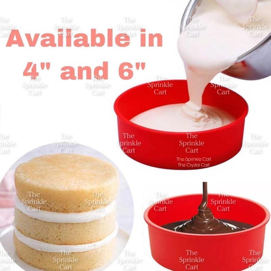 Round Silicone Bento Cake Shape Molder Kitchenware for Baking and Cooking