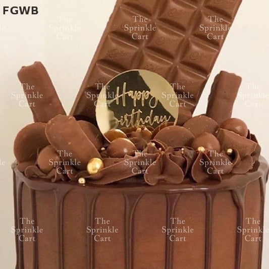 5pcs Acrylic Cupcake Topper for Birthday Christmas Mothers Day Anniversary Celebration