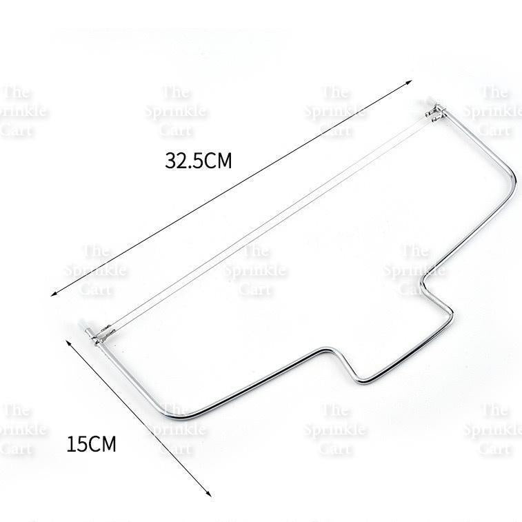 Cake Slicer Leveler Adjustable Wire Slicer Stainless Steel Dough Cutter