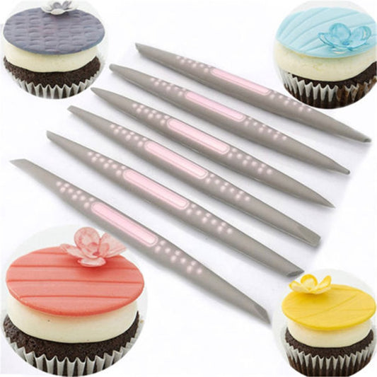 6pcs Sculpting Carving Modelling Tool for DIY Arts & Crafts and Fondant Cake Decoration TSC