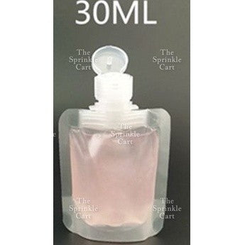 30/50/100ml Squeeze Plastic Pouch for Travel Use Easy Packing of Toiletry Fluid Items and Fluid Makeup TSC