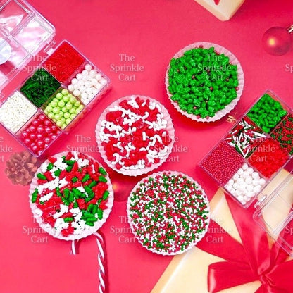 Edible Sprinkles Dragees for Christmas Halloween Valentines Theme Cake Decoration TSC