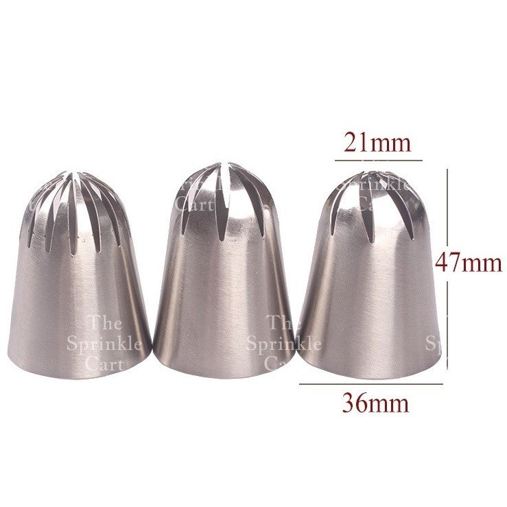 Swirl Russian Nozzle Icing Piping Tip for Cake Decoration Use TSC