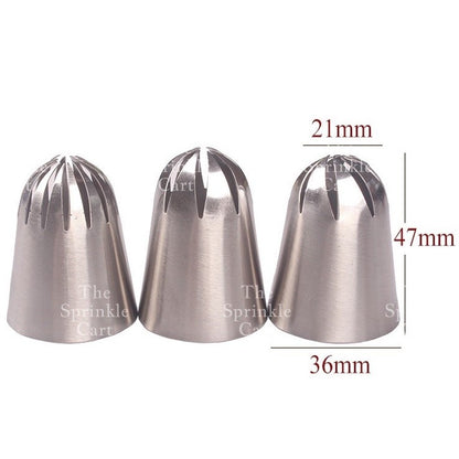 Swirl Russian Nozzle Icing Piping Tip for Cake Decoration Use TSC
