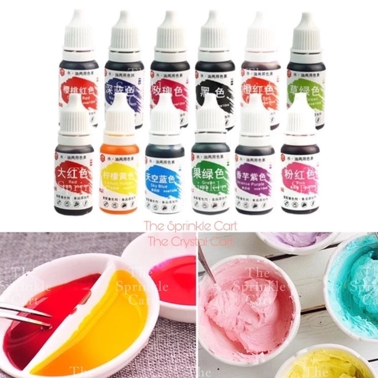 12pcs Natural Ink Cake Food Coloring