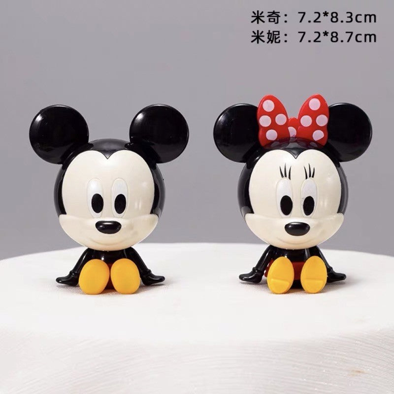 Micky Minie /Hello KT/ Dorae Cat / Dinosaur / Unicorn / Grandma Grandpa Toy Cake Topper TSC