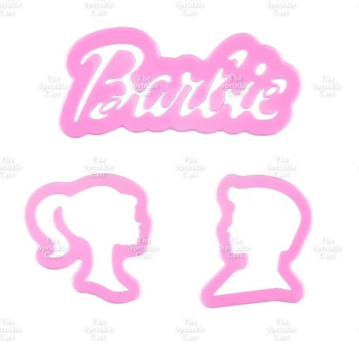 Superhero Princess Stamp Cutter Avengers Batman Superman Barbie Design for Cookie Fondant Cake Decoration and DIY Craft TSC