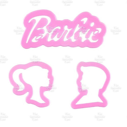 Superhero Princess Stamp Cutter Avengers Batman Superman Barbie Design for Cookie Fondant Cake Decoration and DIY Craft TSC
