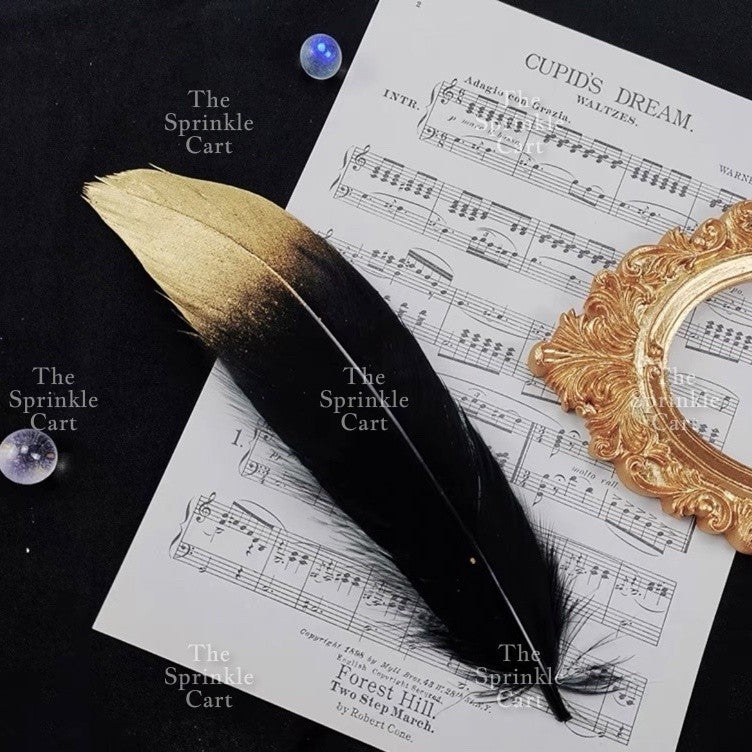 Colored Ostrich Goose Feather for DIY and Cake Decoration TSC