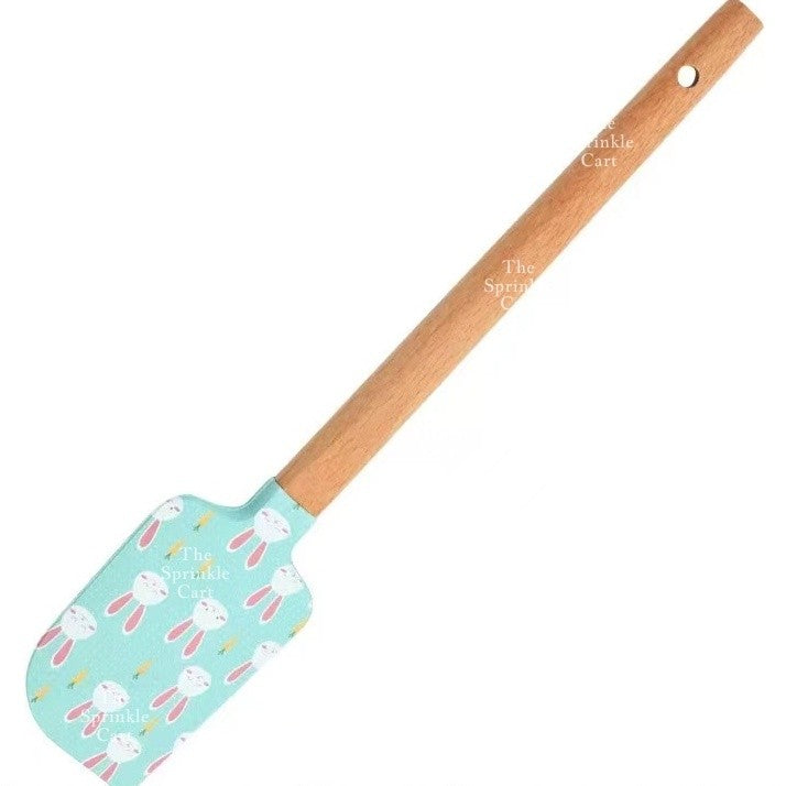 High Quality Silicone Spatula with Wooden Handle for Pastry Baking and Kitchen Tool TSC