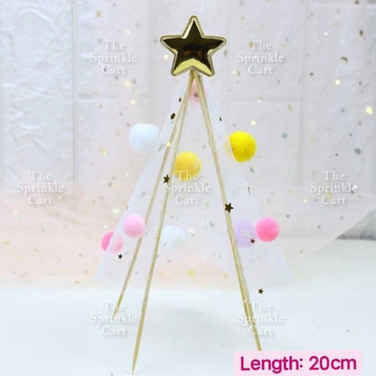 Castle Prince Princess Baby Cake Toy Acrylic and Paper Topper Decoration TSC