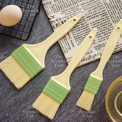 High Quality Wool Pastry Brush Food Grade BBQ Basting Brush Kitchen Tool TSC