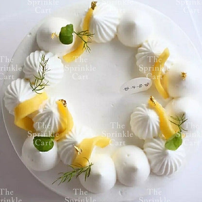 4pcs Set Round Square Nozzle Tip Set for Cake Icing Decoration TSC