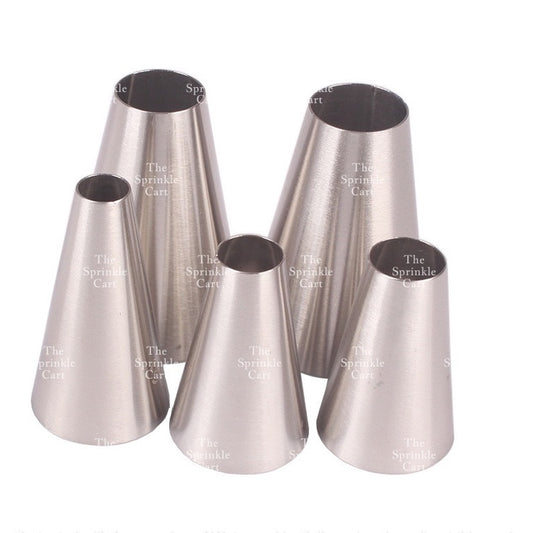 5pcs Set Round Tip Nozzle for Cake Icing Decoration TSC