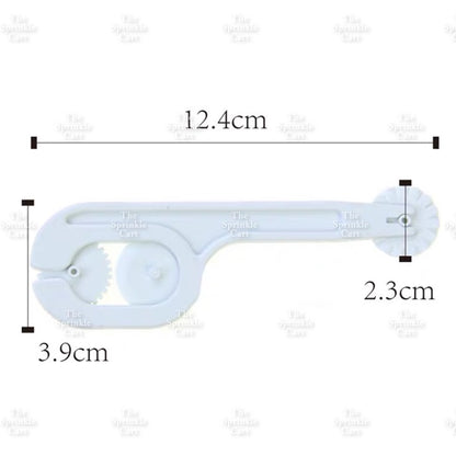 Fondant Cutter Embosser with Detachable Wheels for Cake Decoration TSC