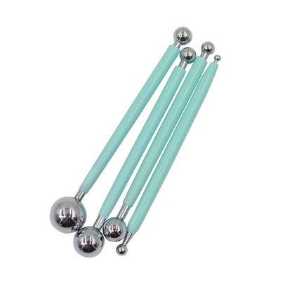 4pcs Stainless Steel Ball Dotting Modelling Tool for Fondant and DIY Craft Use TSC