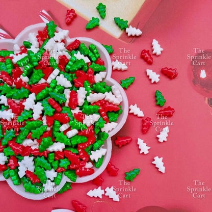 Edible Sprinkles Dragees for Christmas Halloween Valentines Theme Cake Decoration TSC