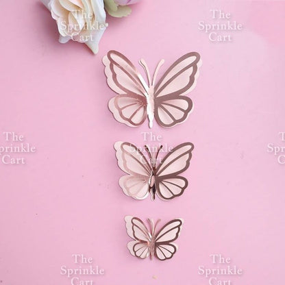 Leaf Round Paper Fan Butterfly Lady Girl Star Cake Topper Decoration TSC