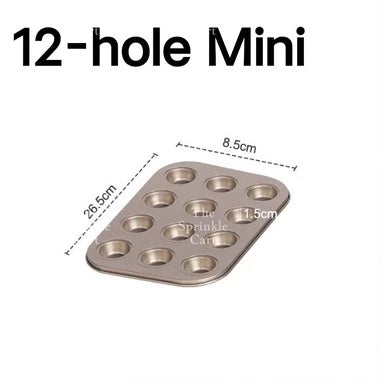 Non stick Golden Cupcake Molder Loaf Bento Pan Cake Oval Molder Square Pan Japanese Cheesecake