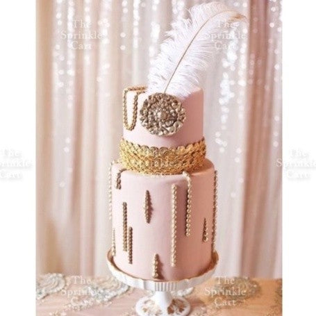 Colored Ostrich Goose Feather for DIY and Cake Decoration TSC
