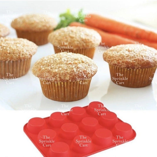 12-hole Cupcake Silicone Molder Tray for Baking Use TSC