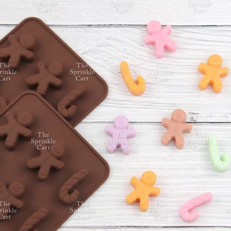 Christmas Halloween Trick or Treat Theme Silicone Molder for Baking Chocolate Fondant Cake Decoration and DIY Craft TSC