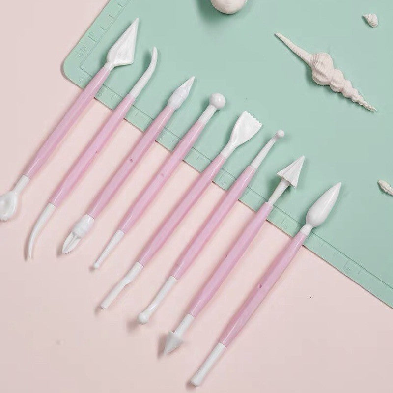 8pcs Sculpting Carving Tool for Baking and DIY Craft TSC