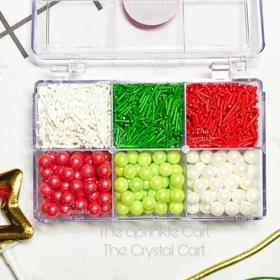 Edible Sprinkles Dragees for Christmas Halloween Valentines Theme Cake Decoration TSC