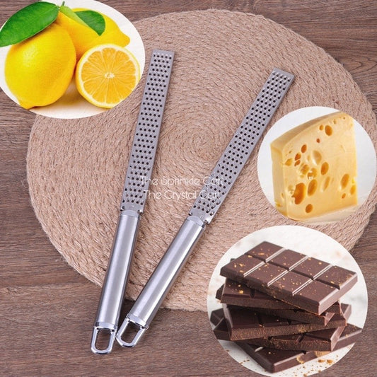Stainless Steel Zester Grater for Chocolate Fruit Cheese Ginger Lemon Kitchen Tool TSC