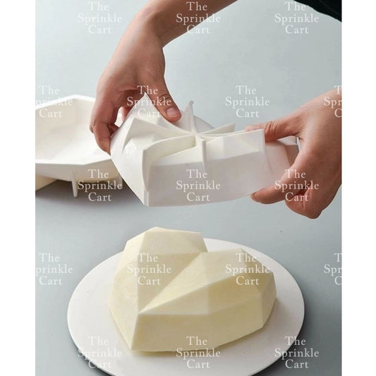 Silicone Molder Heart Popsicle Stick OPP Hammer for Smash Cake Decoration TSC