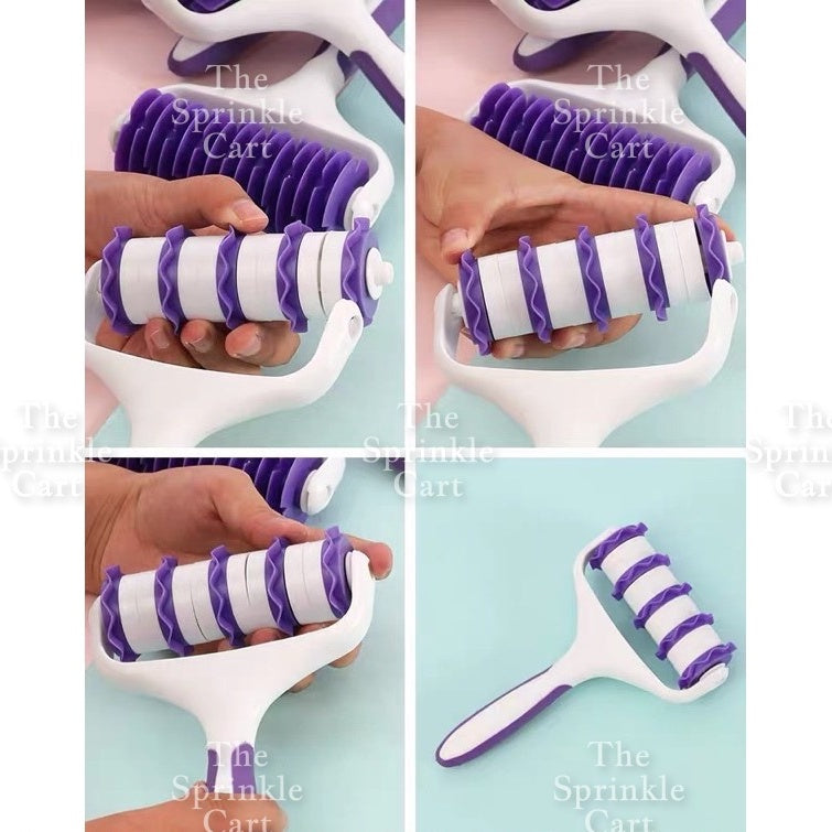1 set Gumpaste Fondant Ribbon Cutter for Baking and DIY Arts & Crafts TSC