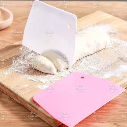 Big Dough Cutter Scraper Large Size Plastic Scraper for baking dough