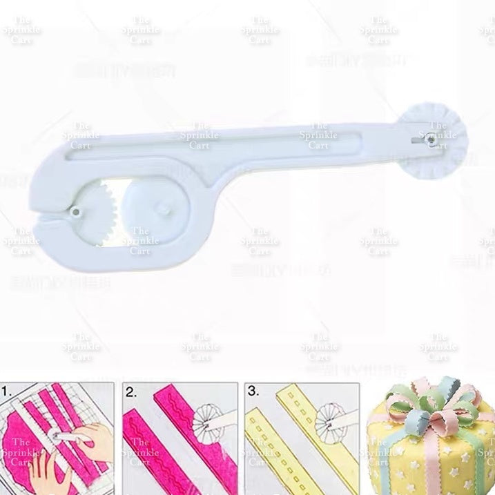 Fondant Cutter Embosser with Detachable Wheels for Cake Decoration TSC