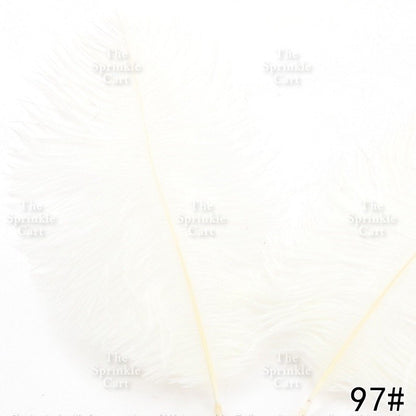 Colored Ostrich Goose Feather for DIY and Cake Decoration TSC