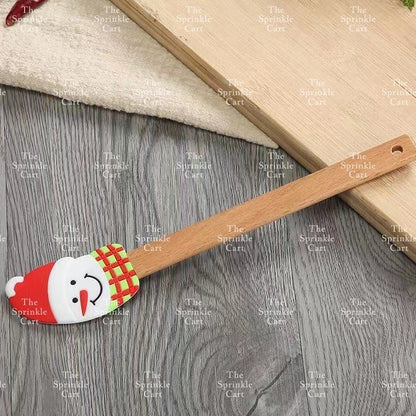 High Quality Silicone Spatula with Wooden Handle for Pastry Baking and Kitchen Tool TSC