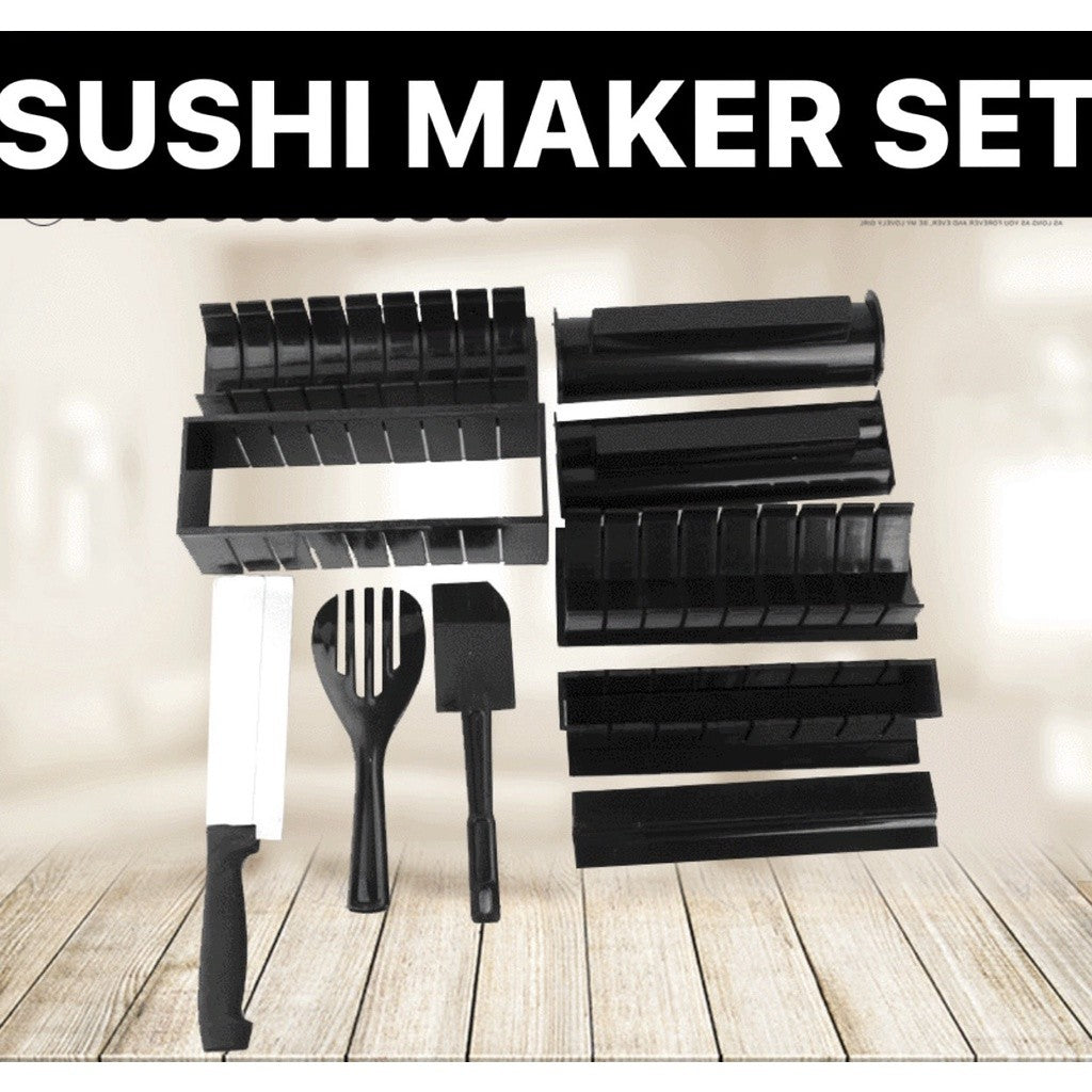 Sushi Maker Roller Kit Set Rice Ball Mold Kitchen Tool TSC