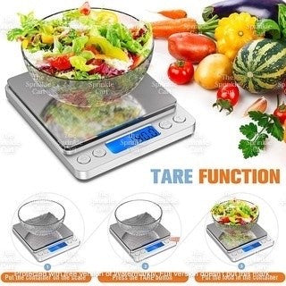 Portable Electronic Weighing Scale Digital and Hanging Hook Type for Kitchen and Baking Use TSC
