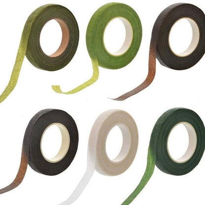Waterproof Elastic Paper Floral Tape For DIY Flower Stem Leaves Arts and Decoration TSC