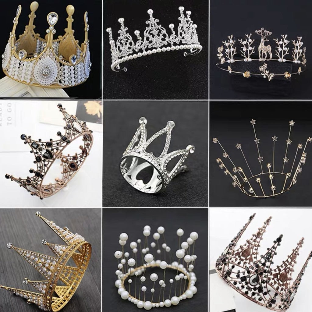 Crown Cake Topper and Tiara Pageant Accessories TSC