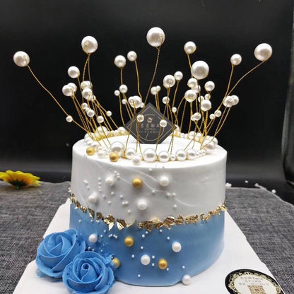 Pearl Crown for DIY Cake Decoration and Head Accessory TSC