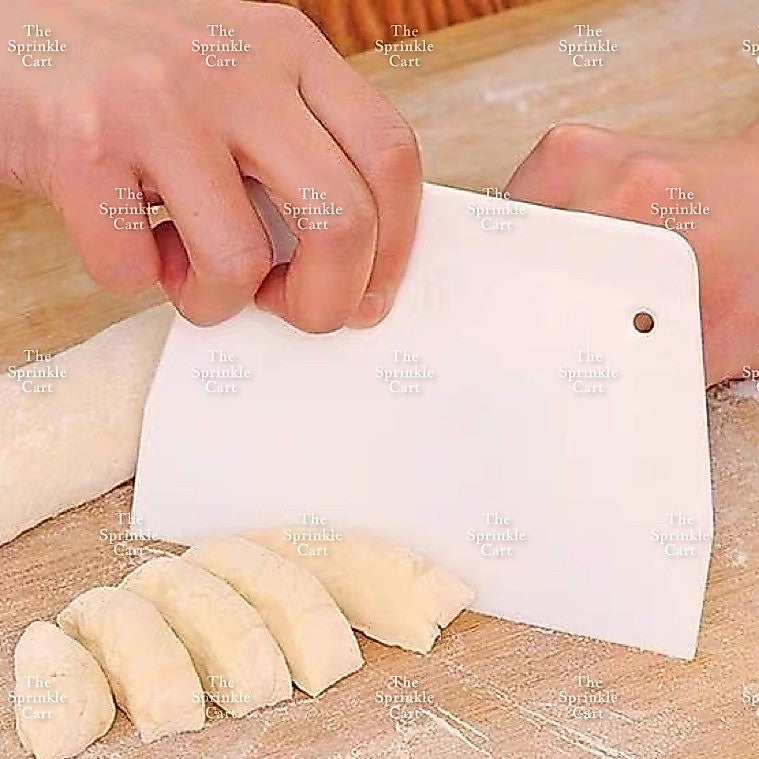 Big Dough Cutter Scraper Large Size Plastic Scraper for baking dough