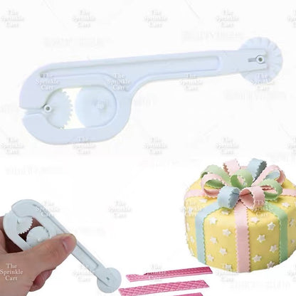 Fondant Cutter Embosser with Detachable Wheels for Cake Decoration TSC