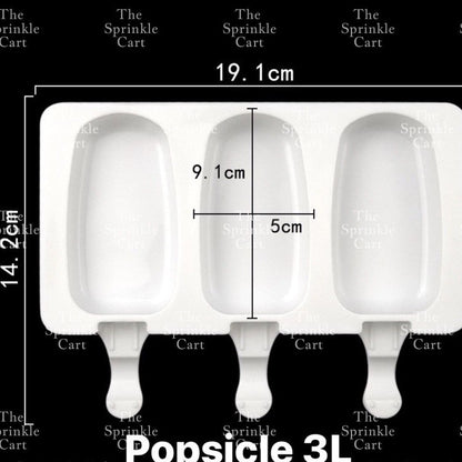 Popsicle Cakesicle Cakepop Ice Cream Silicone Molder and Packaging Supplies Stick OPP TSC