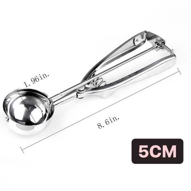 Ice Cream Scooper Stainless Steel Cookie Scooper Dessert