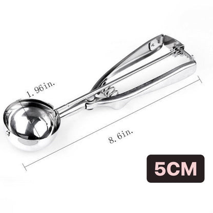 Ice Cream Scooper Stainless Steel Cookie Scooper Dessert